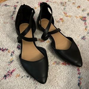 Black flats
